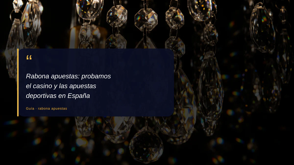 Rabona apuestas: probamos el casino y las apuestas deportivas en España