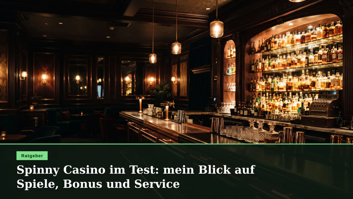 Spinny Casino im Test: mein Blick auf Spiele, Bonus und Service
