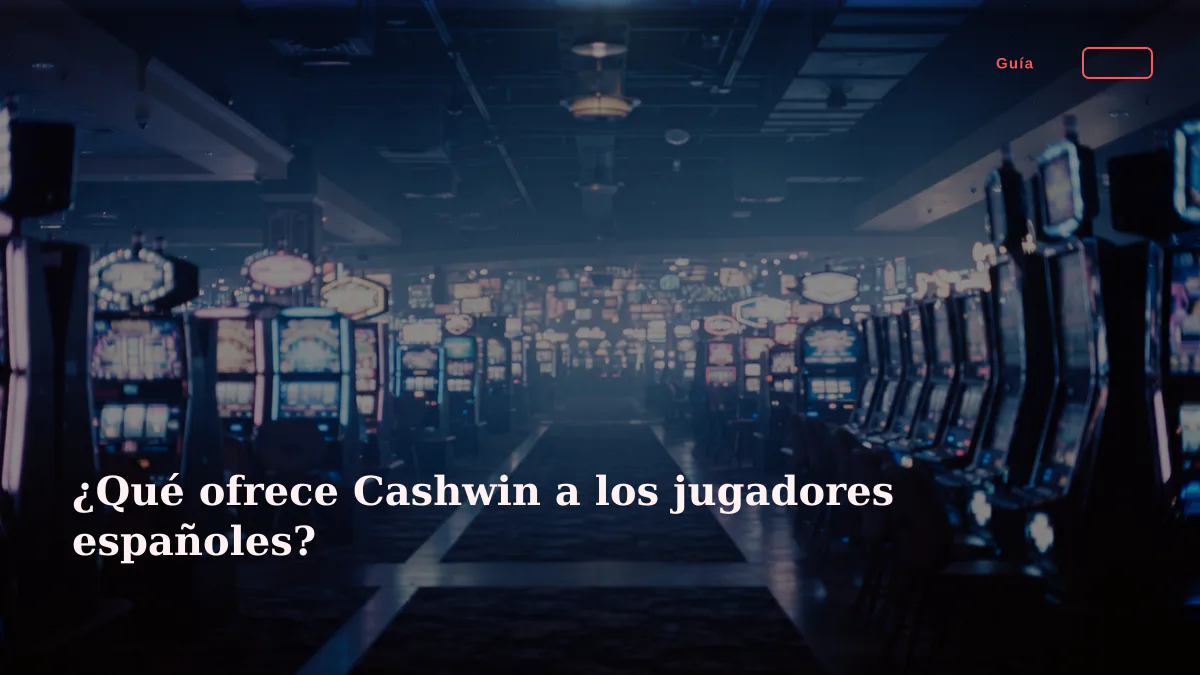 ¿Qué ofrece Cashwin a los jugadores españoles?
