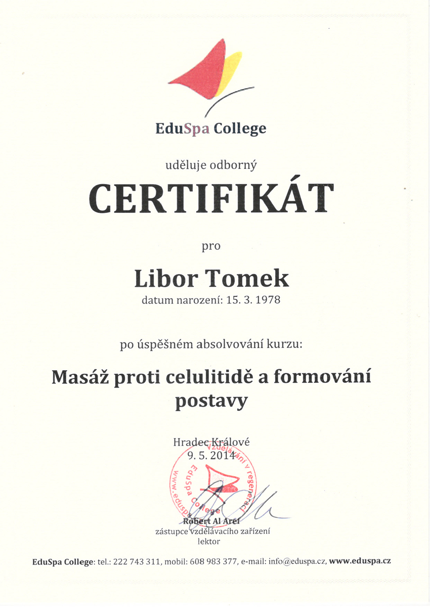 Certifikát 3