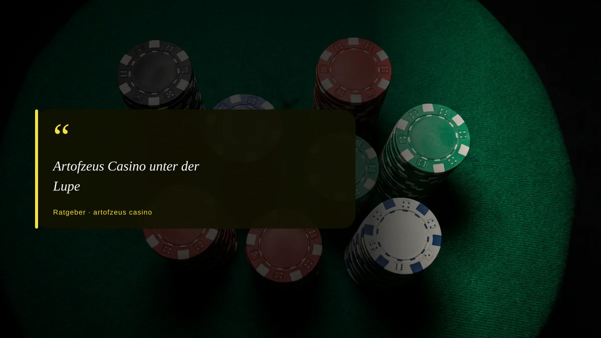 Artofzeus Casino unter der Lupe