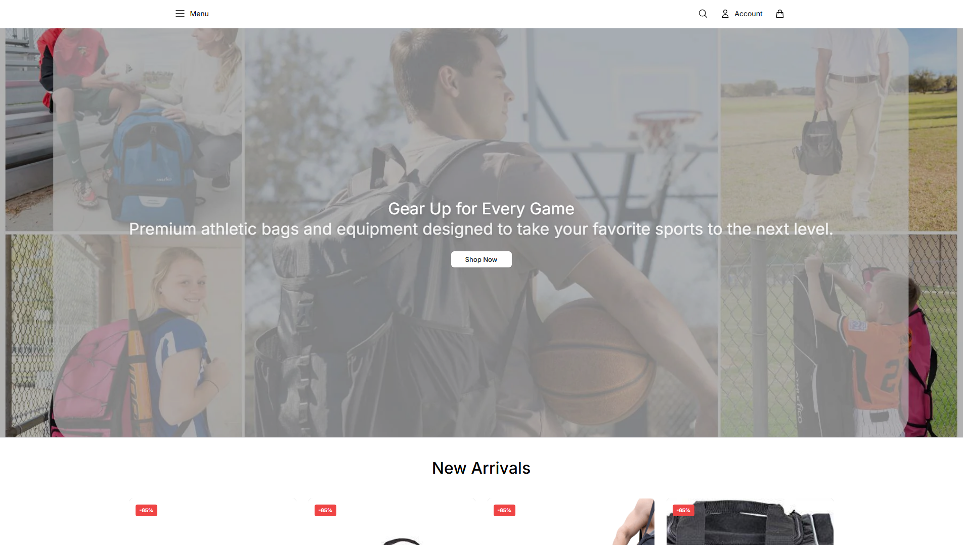 Stored capture of athleticogearonline.shop