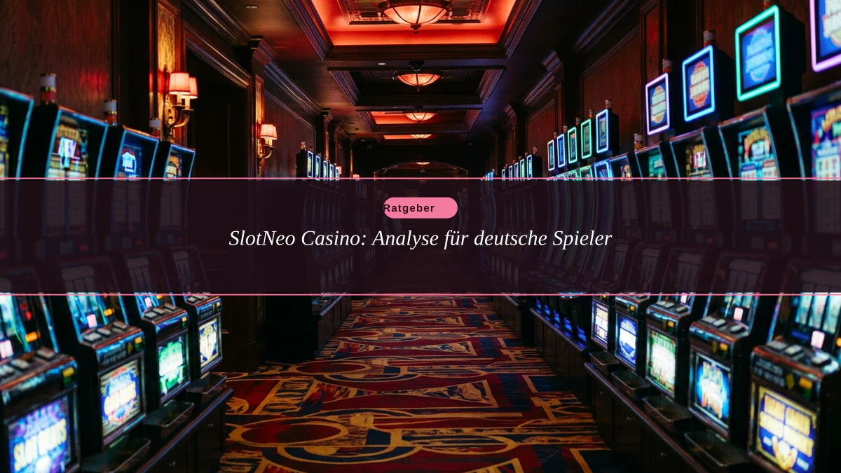 SlotNeo Casino: Analyse für deutsche Spieler