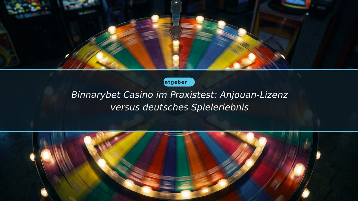 Binnarybet Casino im Praxistest: Anjouan-Lizenz versus deutsches Spielerlebnis