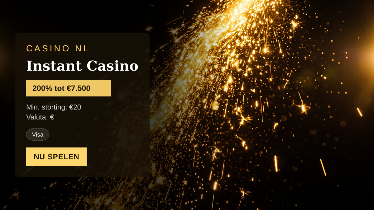 Instant Casino — welkomstbonus 200% tot €7.500 + 25 FS, betalingen: Visa, Mastercard, Sofort, Giropay, Pix