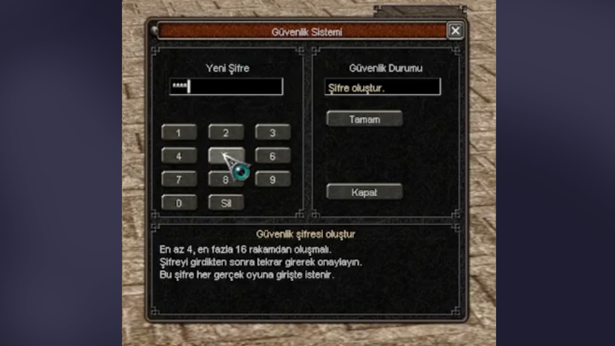 [Metin2] In-Game Account Security System