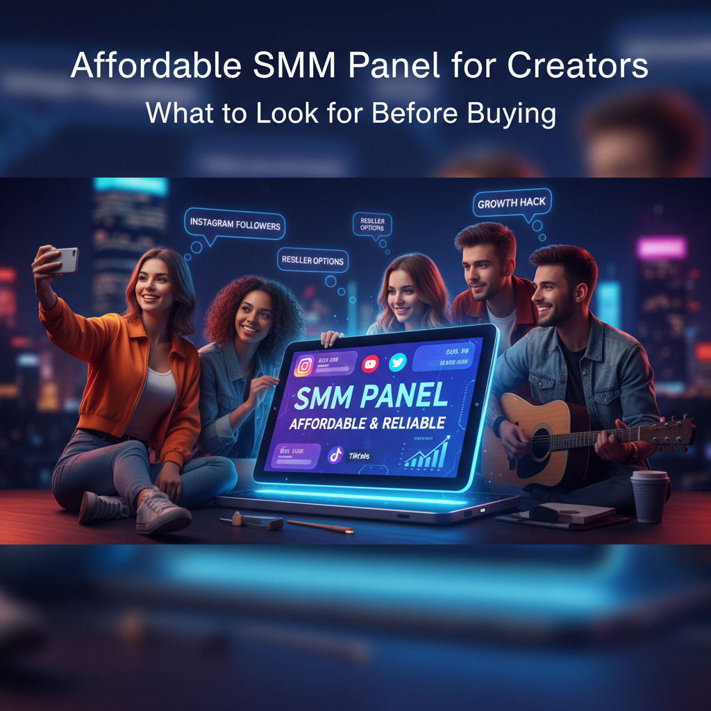 Affordable SMM Panel for Creators: What to Look for Before Buying