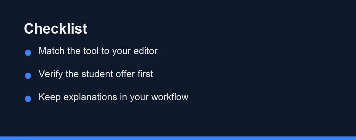 Checklist