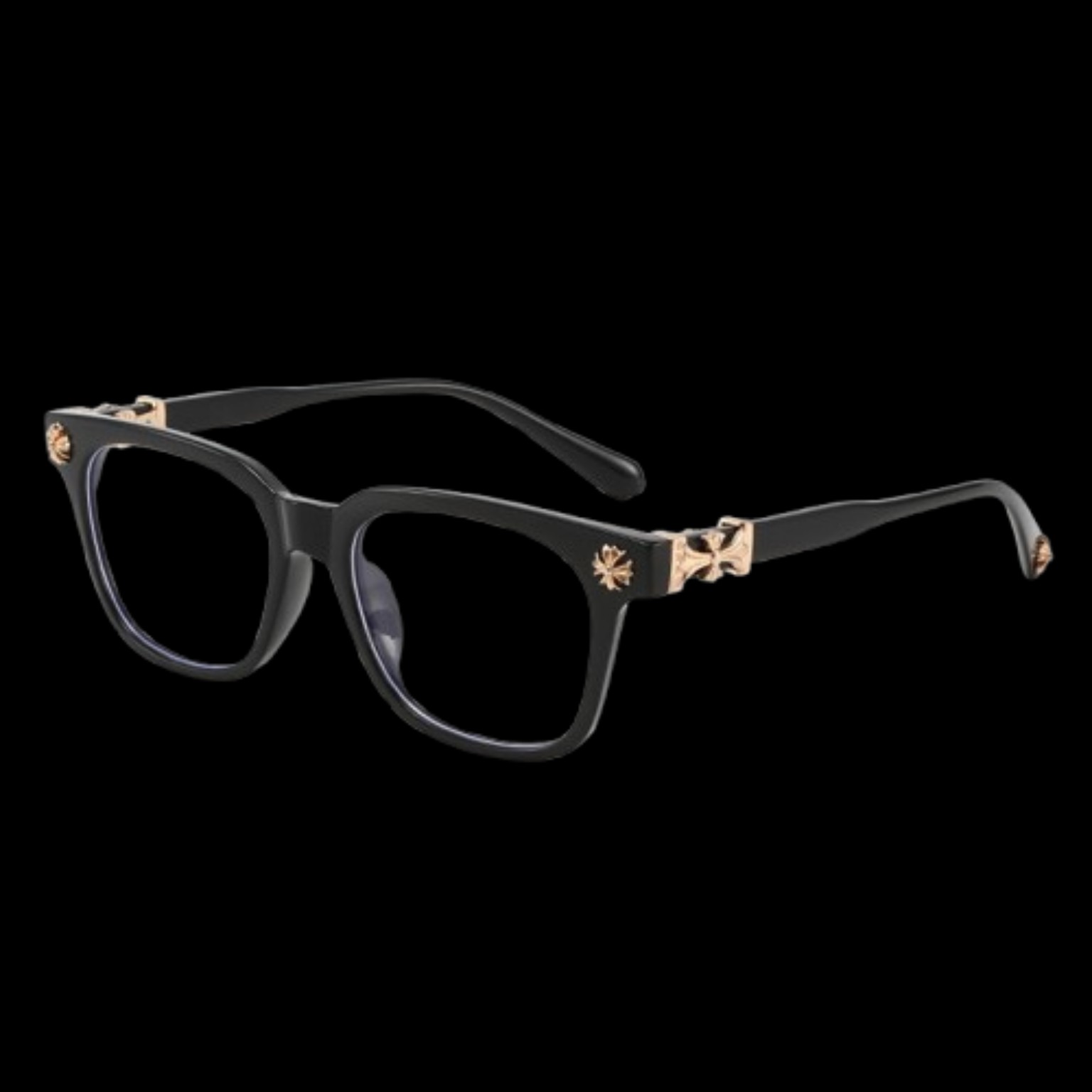 Chrome heart black gold