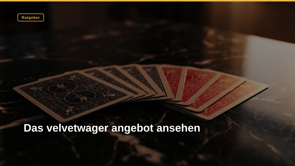 Das velvetwager angebot ansehen