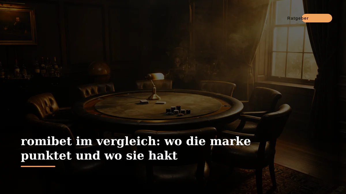romibet im vergleich: wo die marke punktet und wo sie hakt