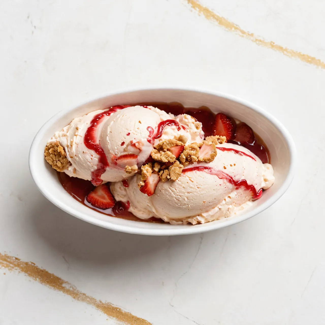 Ninja Creami Strawberry Cheesecake Protein Ice Cream