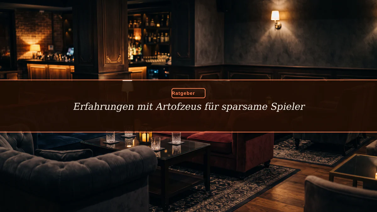 Erfahrungen mit Artofzeus für sparsame Spieler