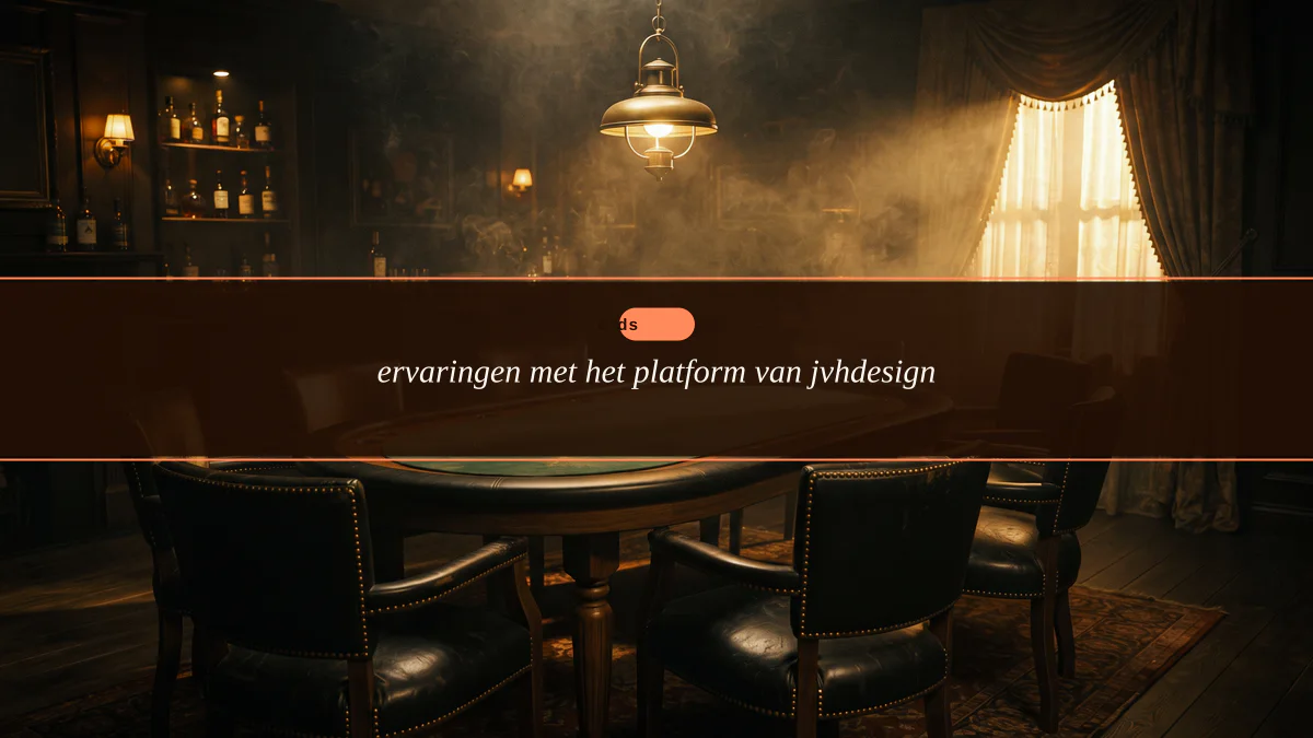ervaringen met het platform van jvhdesign