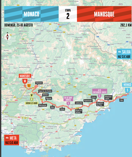 Stage 2 route
