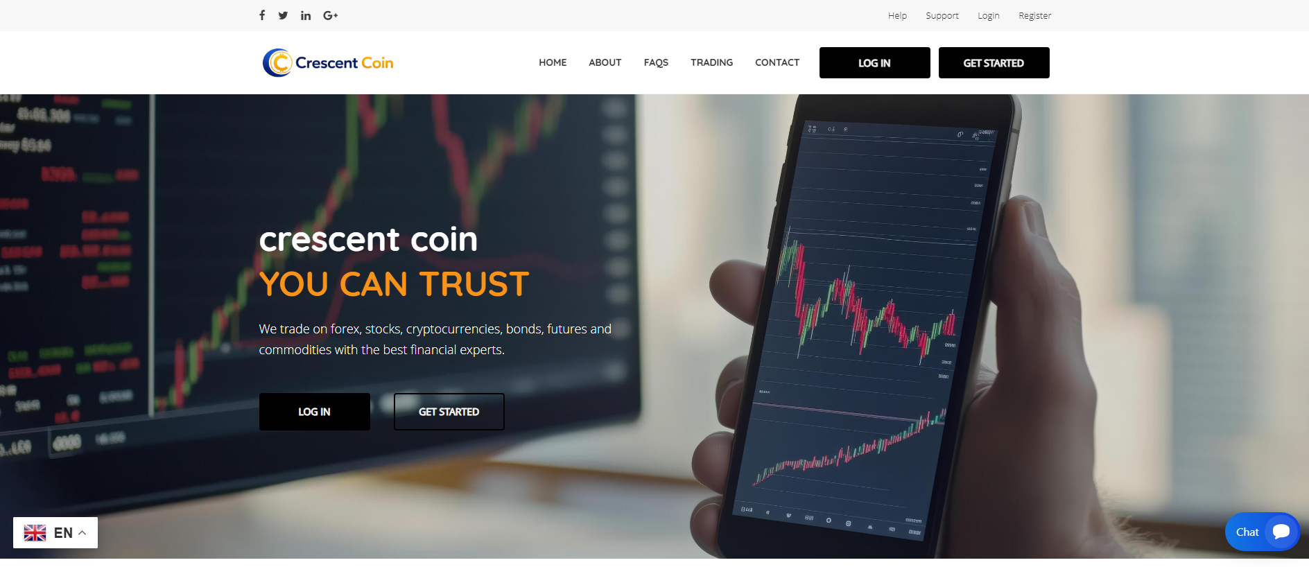 Stored capture of crescentcoin.cc
