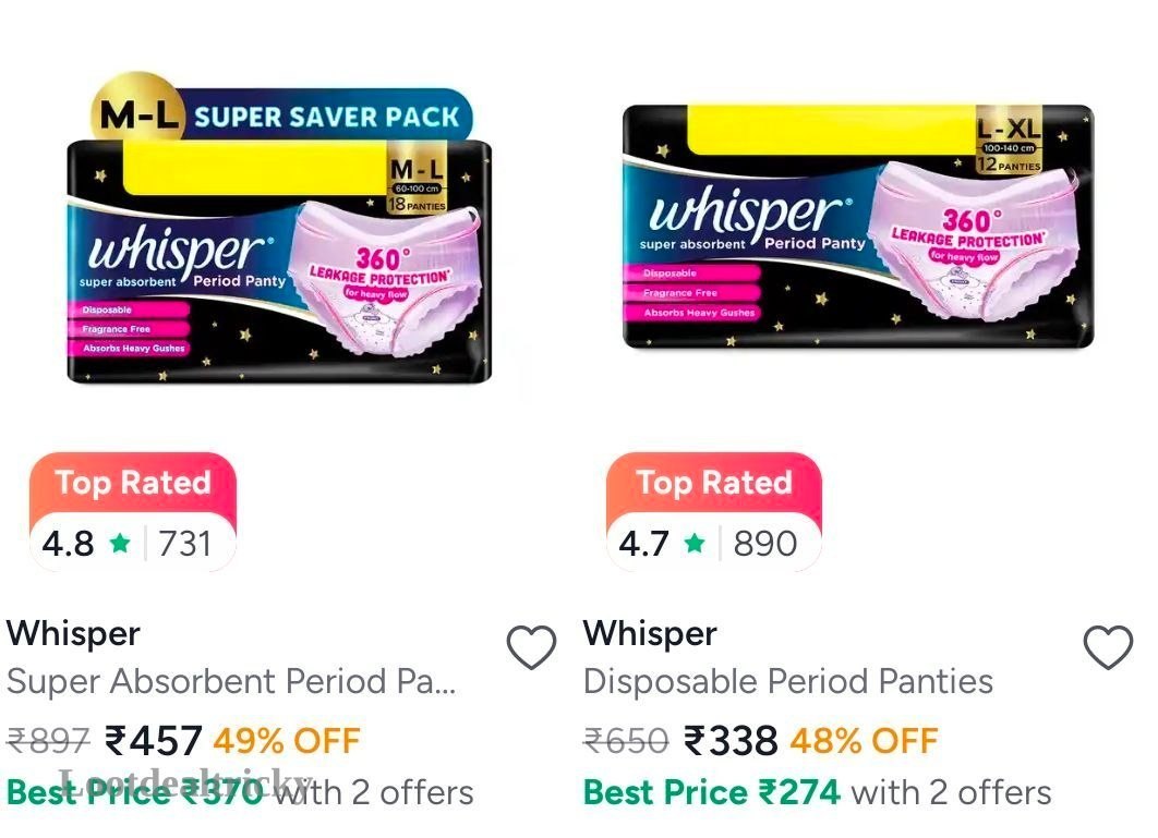 Whisper Flipkart Min – Just 50% OFF | Top Unbeatable Deal Whisper Flipkart Min – Just 50% OFF | Top Unbeatable Deal