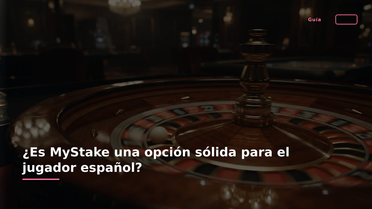 ¿Es MyStake una opción sólida para el jugador español?