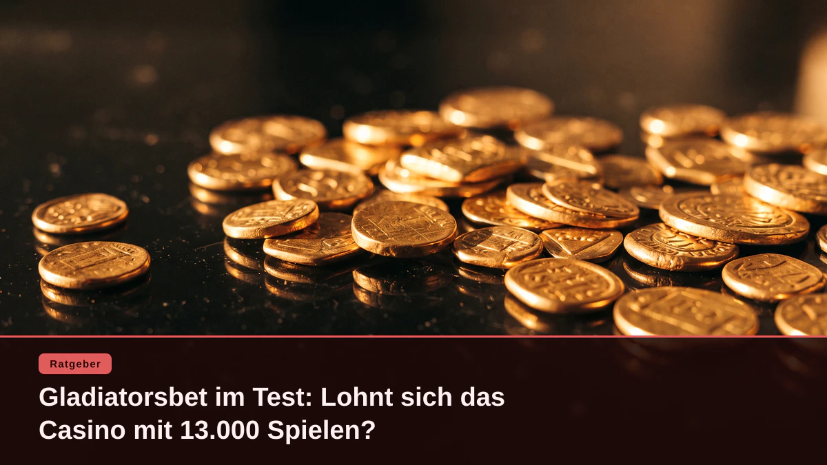 Gladiatorsbet im Test: Lohnt sich das Casino mit 13.000 Spielen?