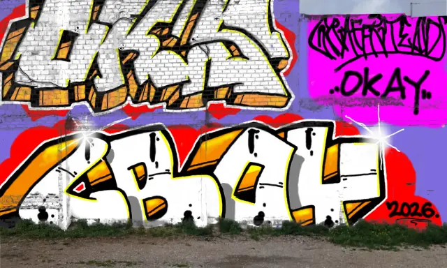 Graffiti artwork by LPBER