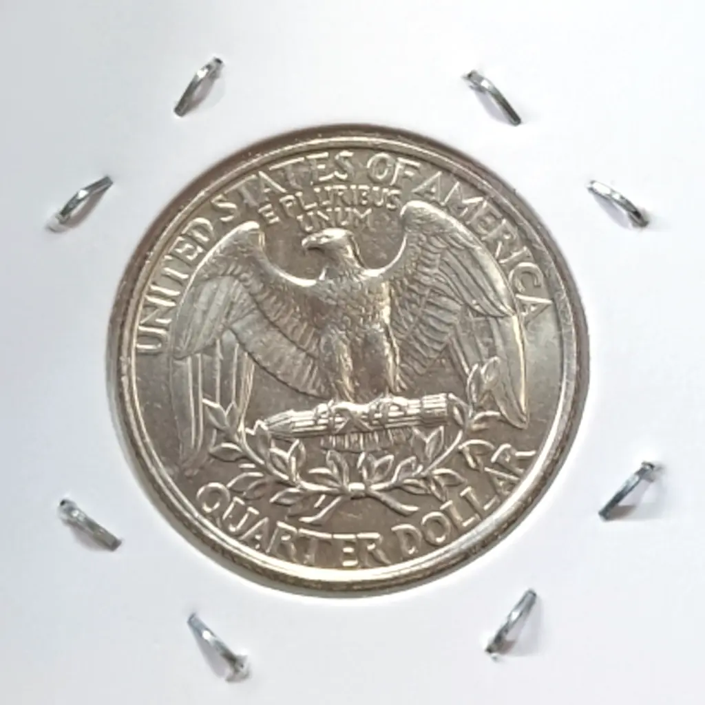 Lote com 2 Moedas Quarter Dollar 1994 e 1996 Letra P - Foto 3