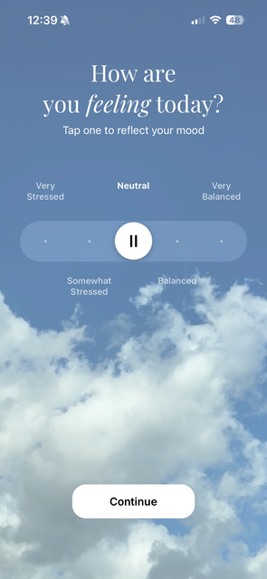 Mood check-in