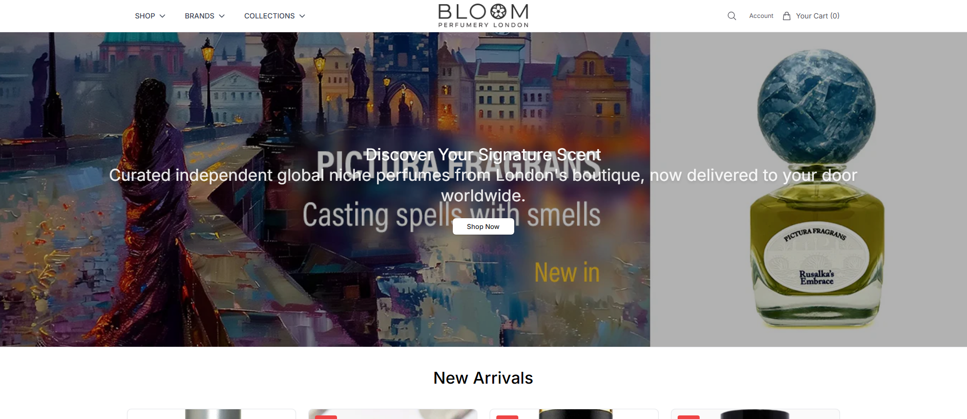 Primary capture · bloomperfumeryhq.shop