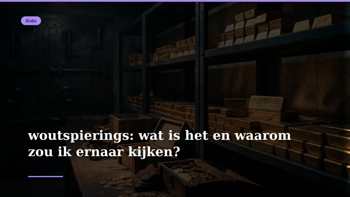woutspierings: wat is het en waarom zou ik ernaar kijken?