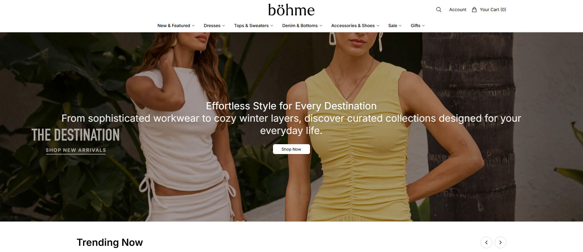 Stored capture of bohme.shop