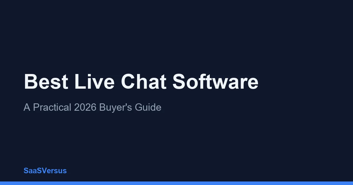 Best Live Chat Software