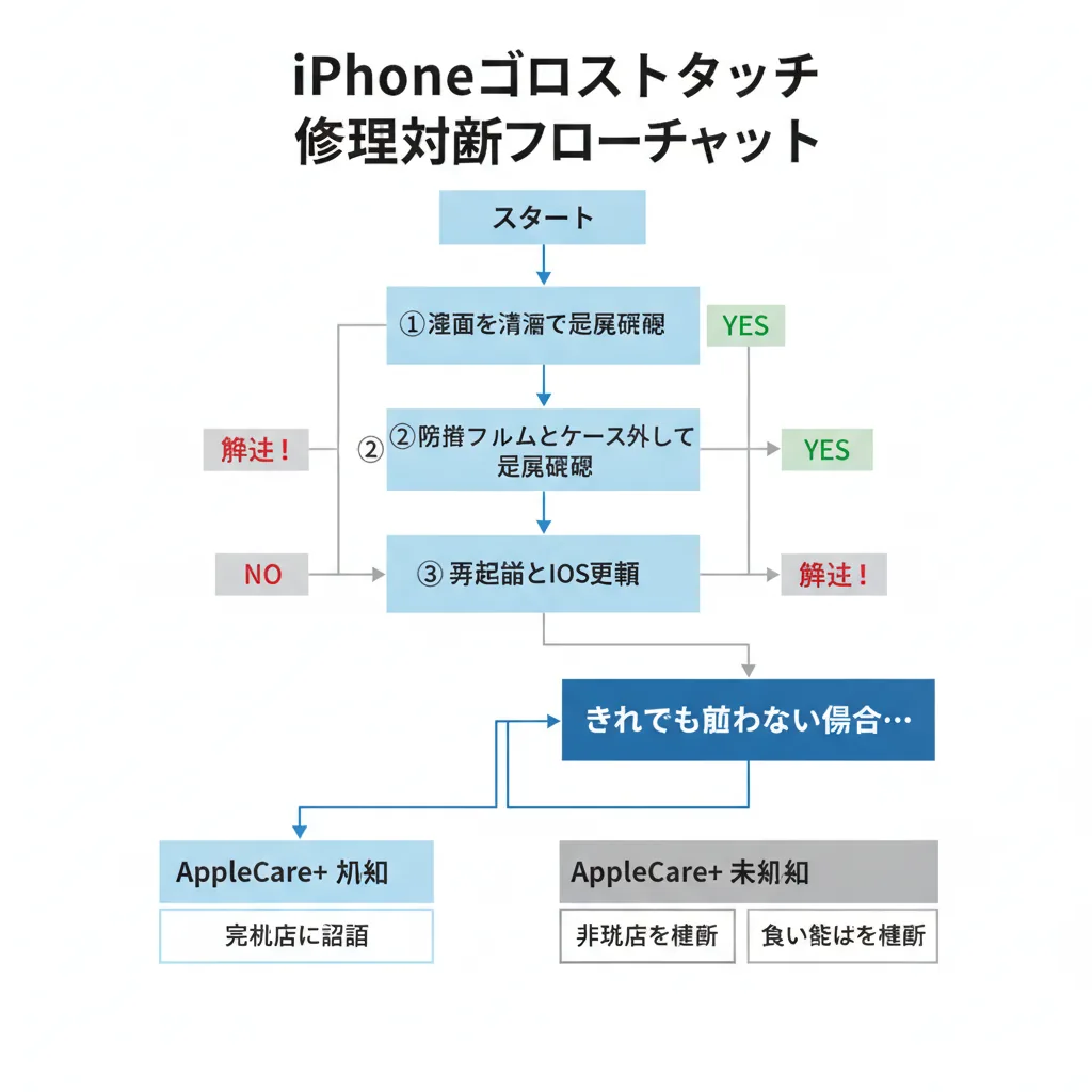 iPhoneゴーストタッチの修理代はいくら？正規・非正規の相場と対処法 – 画像4