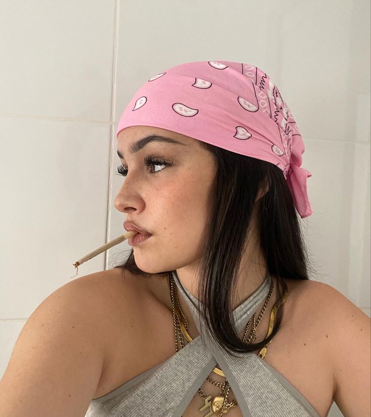 Pink bandana - photo 3