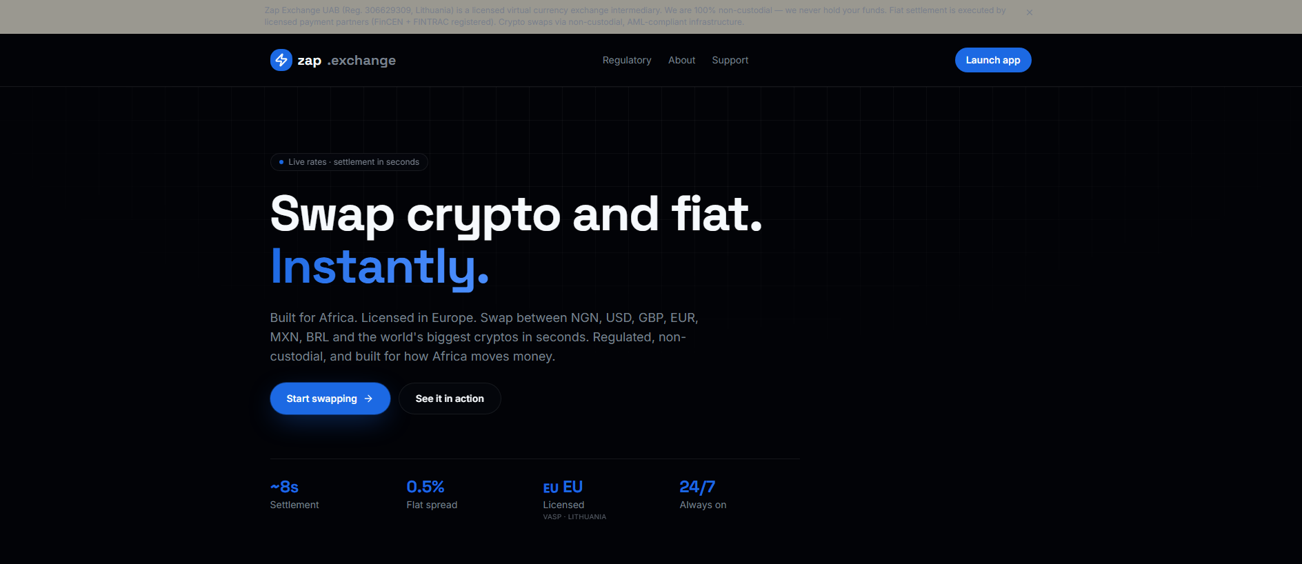 Stored capture of zapexchange.app