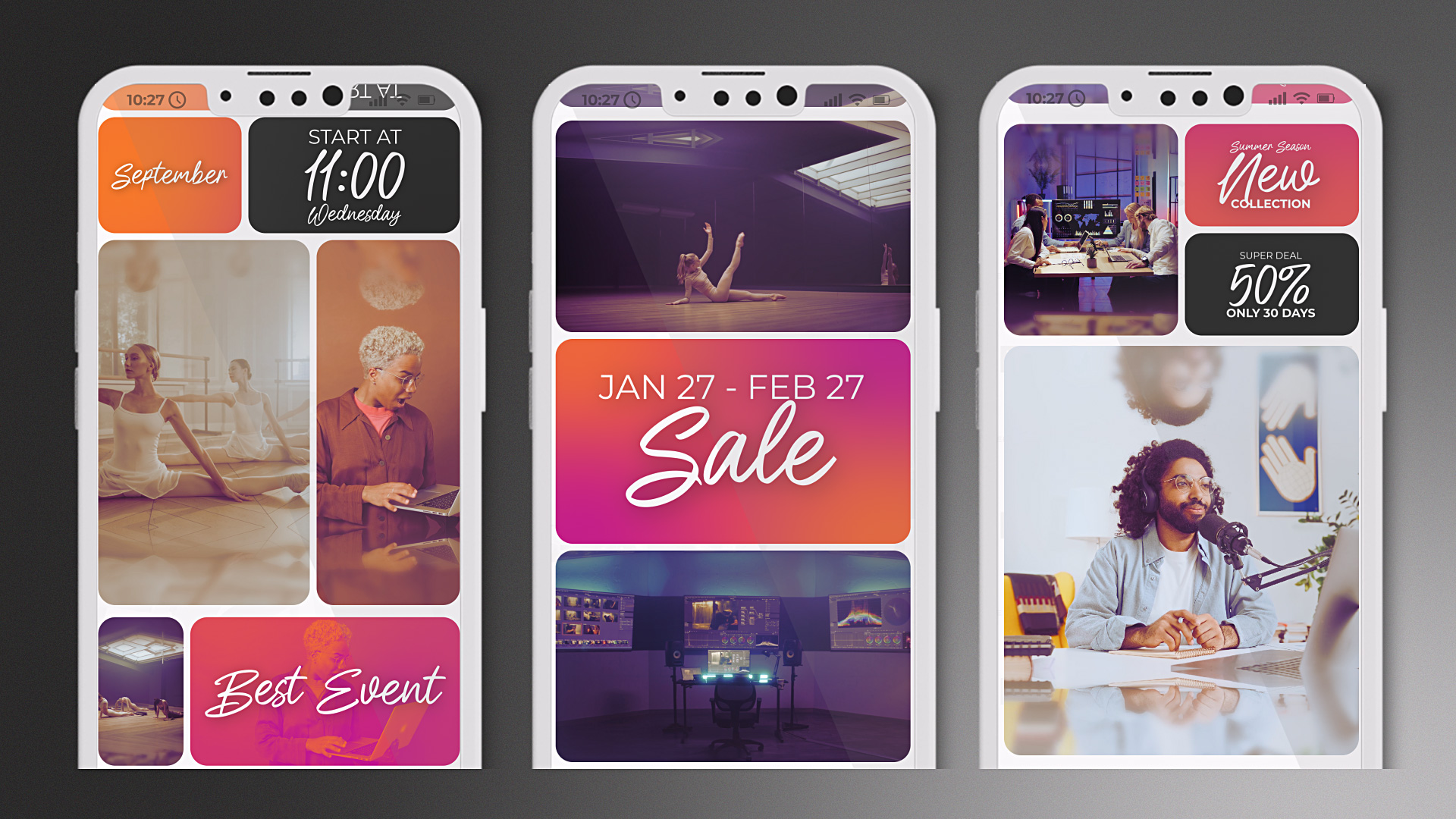 Event Promo Split Screen Vertical Video Reels Red Slideshow Event Promo Split Screen Vertical Video Reels Red Slideshow