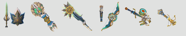 Bishaten-Weapons