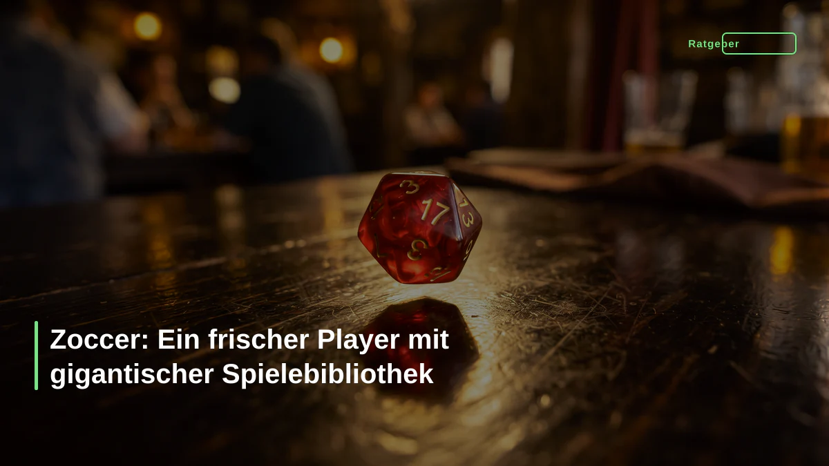 Zoccer: Ein frischer Player mit gigantischer Spielebibliothek