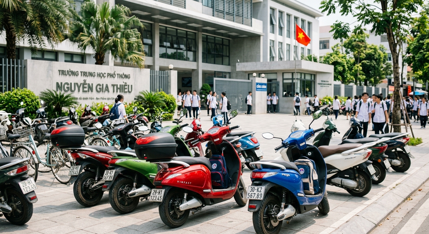 mua xe điện cho học sinh 1