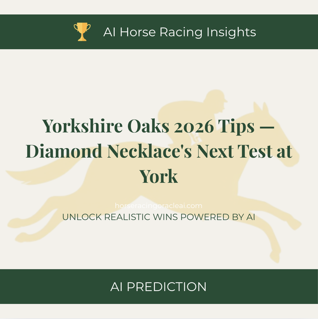 Yorkshire Oaks 2026 Tips — Diamond Necklace's Next Test at York