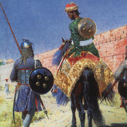 Всадник воин в Джайпуре Около 1881