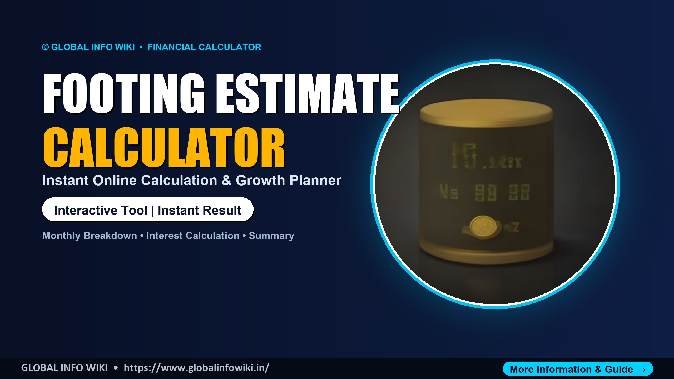 Footing Calculator — Estimate Concrete for Foundation Footings Footing Calculator — Estimate Concrete for Foundation Footings