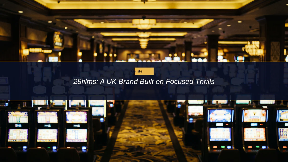 28films: A UK Brand Built on Focused Thrills