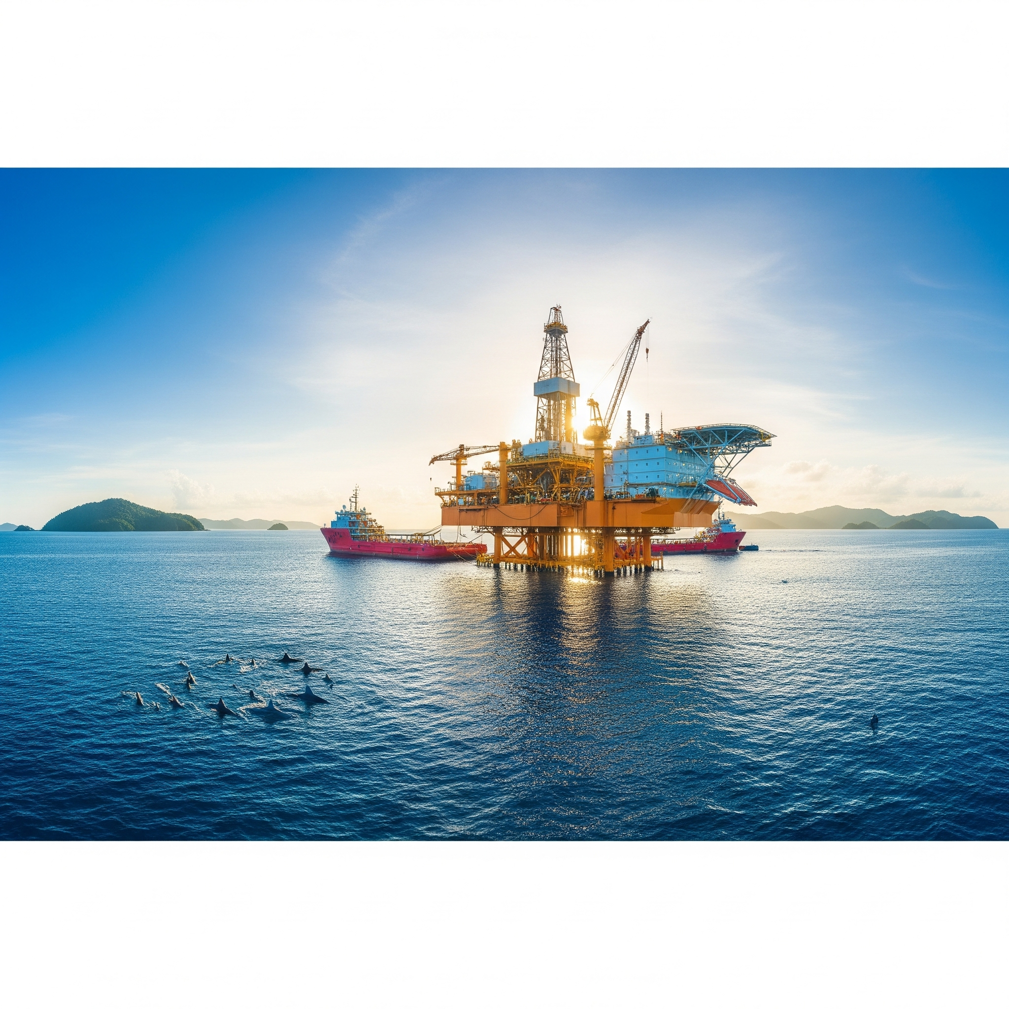 ONGC-র গভীর সমুদ্র ড্রিলিং অপারেশন