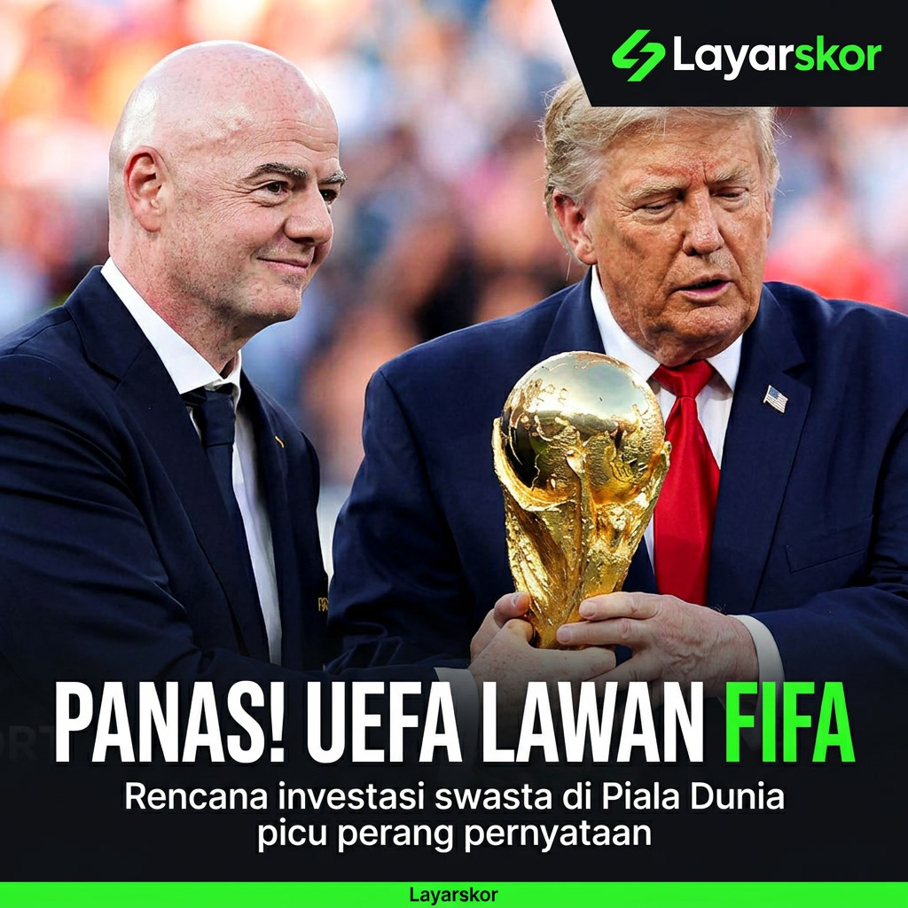 Uefa Meradang, Rencana Investasi Swasta Fifa di Piala Dunia Dinilai Lewati Batas
