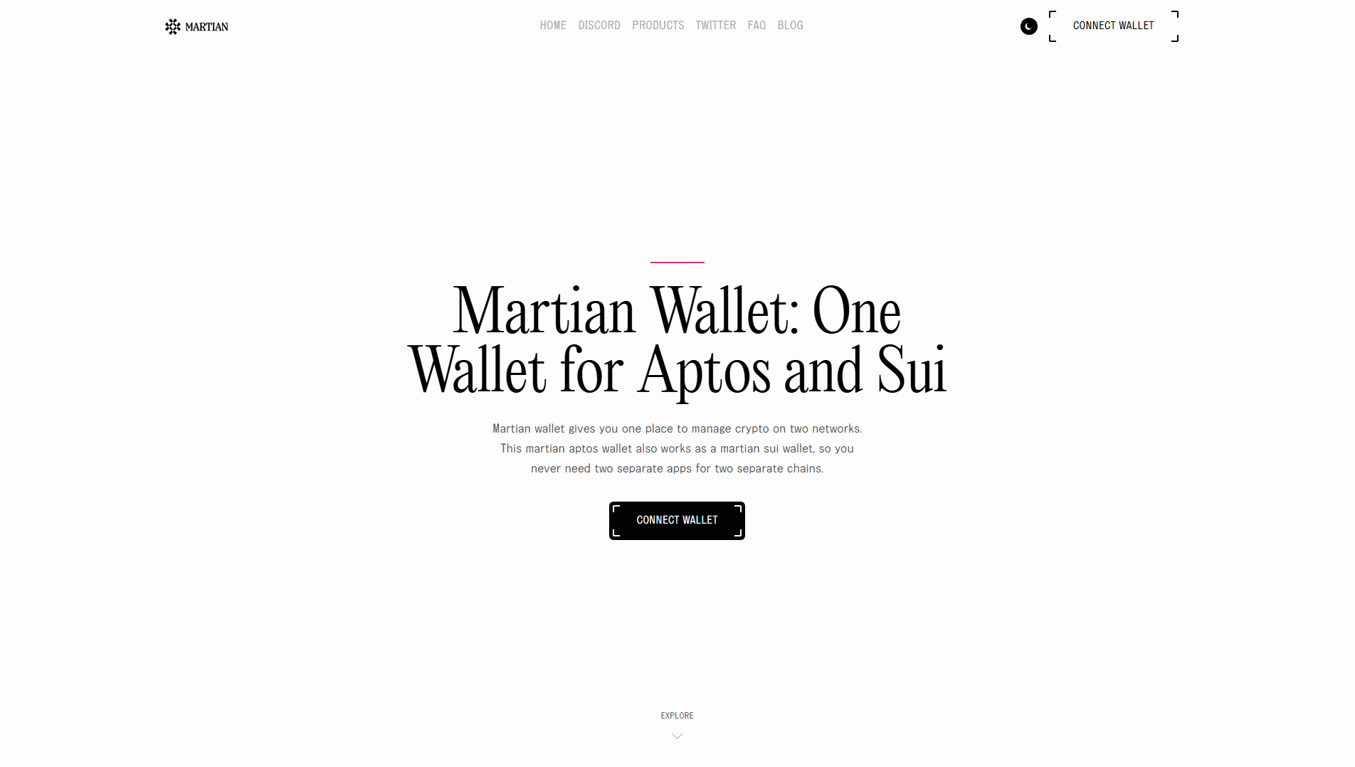 Stored capture of martianwallet.co