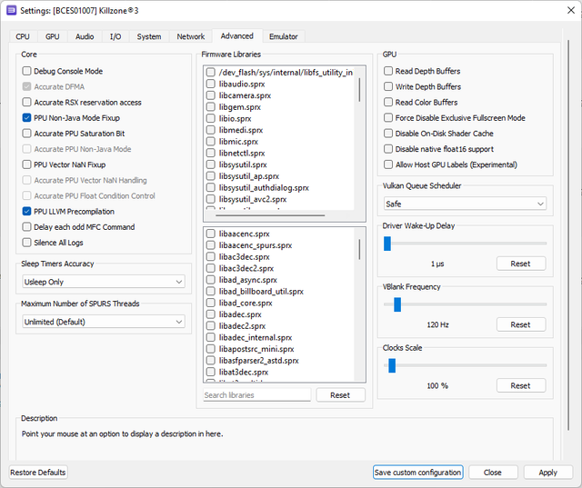 RPCS3-Killzone-3-Advanced-Settings