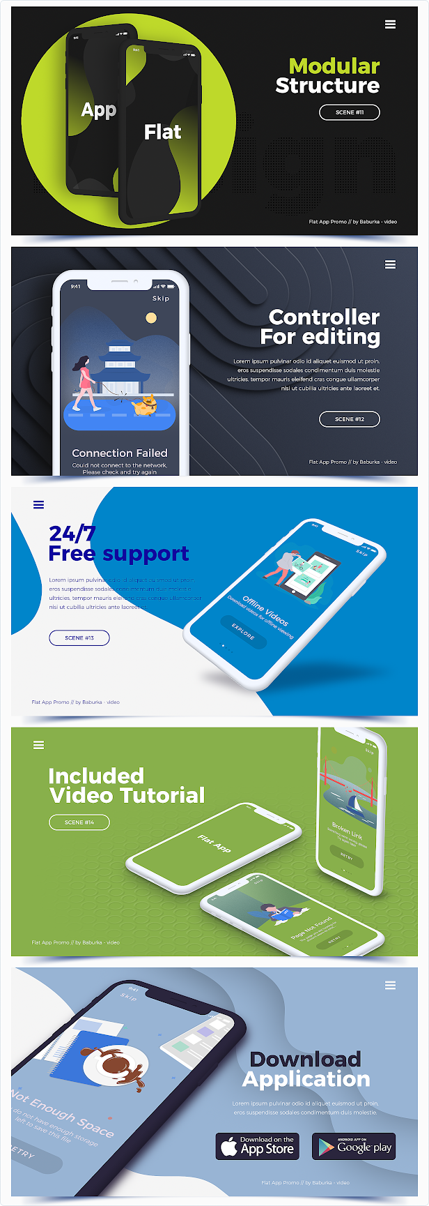 Flat App Promo - 7