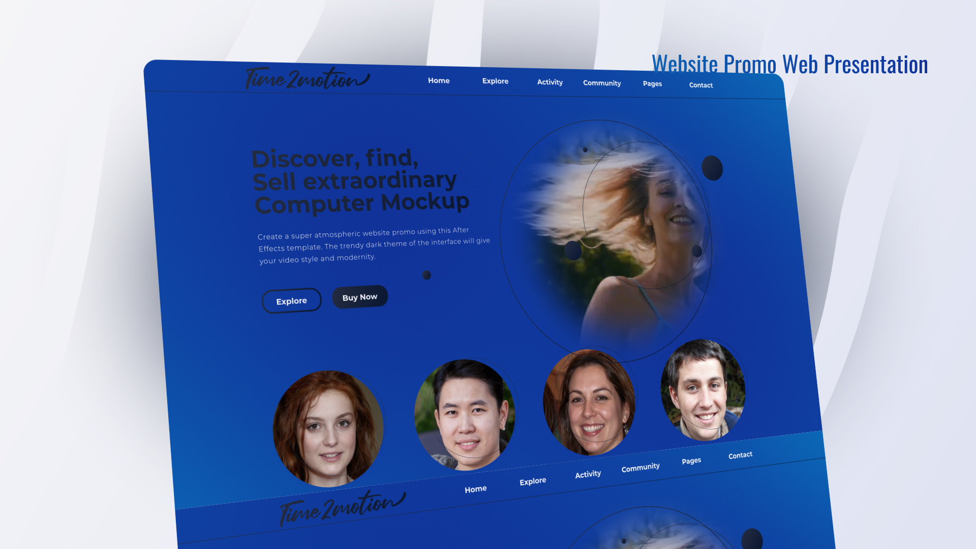 Mock-Up Desktop Presentation