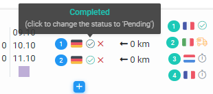 task statuses