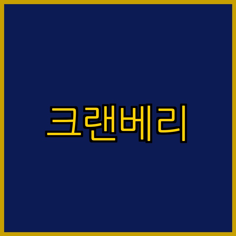 크랜베리