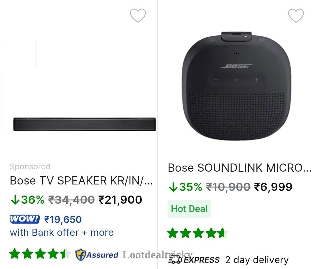 Bose Speakers And – Amazing Price Drop @ ₹6999 Bose Speakers And – Amazing Price Drop @ ₹6999